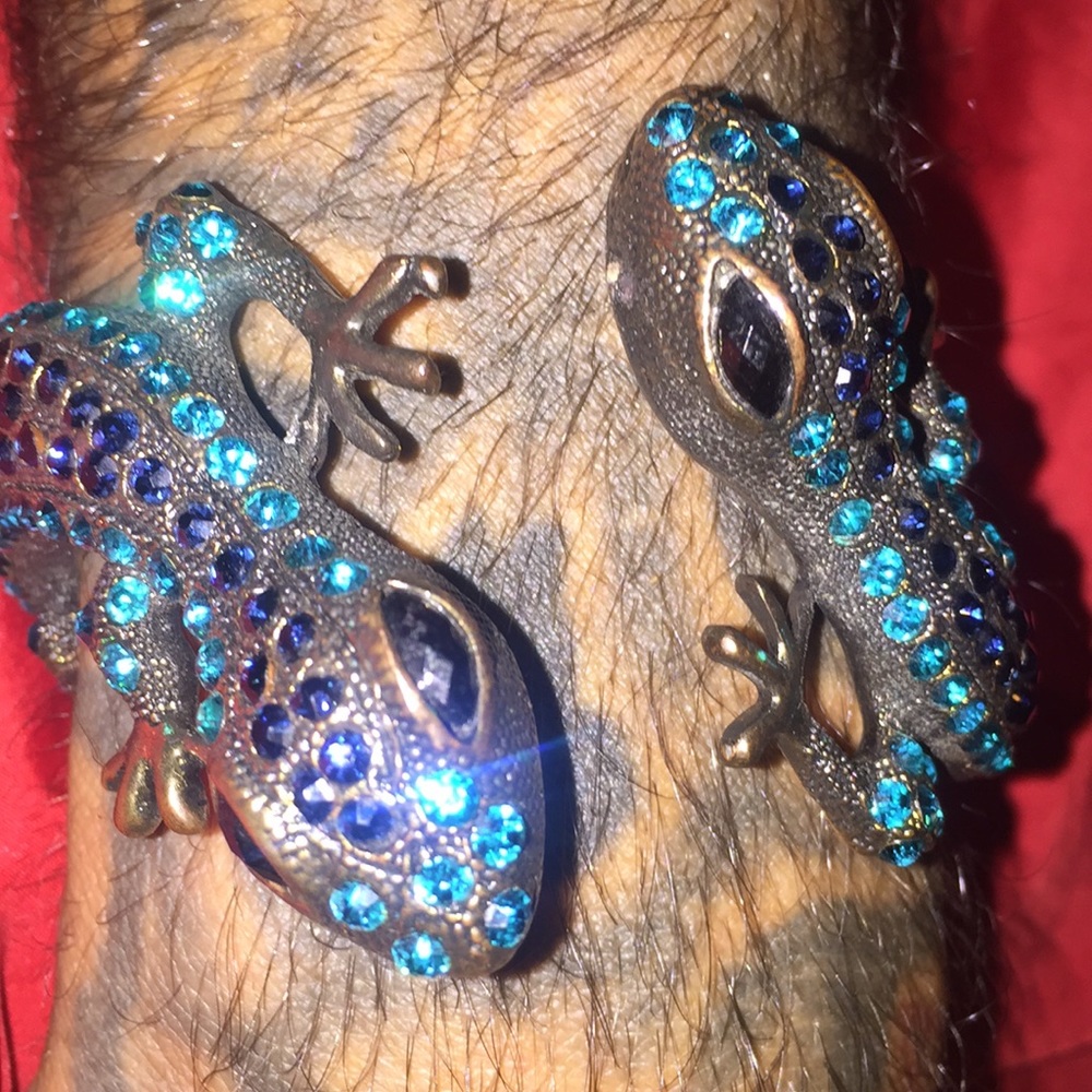 It’s a crystal encrusted Bypass Bangle